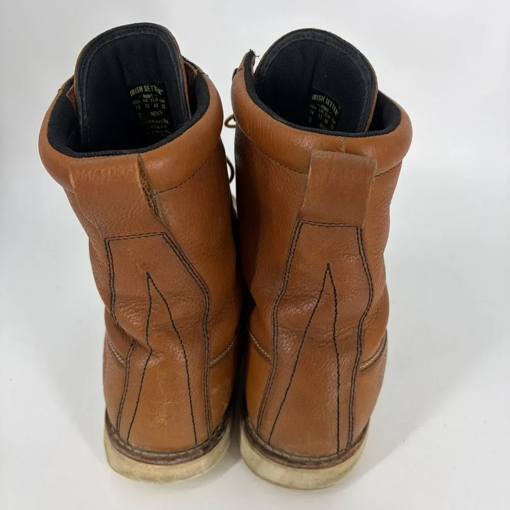 Red Wing Irish Setter Boots Size 14 Men Brown Wingshooter Waterproof Hunting 894